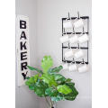 2019 Wall mounted high quality metal wire display cup holder racks home decor